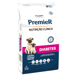 Premier Cao NC Diabetes Racas  Peq 10,1kgCao NC Gastrointestinal- Ad e Filhotes Peq Porte 10,1kg